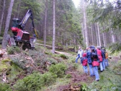 Vollernter im Einsatz