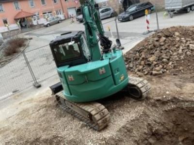 Rathaussanierung, Aufgrabungen West- und Nordseite